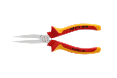 VDE 8120-160 H Pinze a becchi piatti VDE con guaina isolante 160 mm