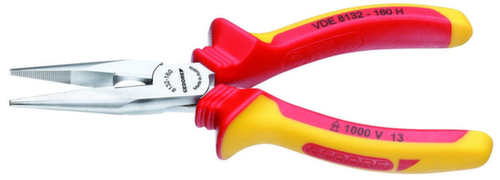 SB VDE 8132-200 H VDE Pinze a becchi piatti con guaina isolante 200 mm