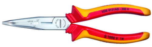 VDE 8131 AB-200 H Pinza multimandrino VDE 200 mm angolata