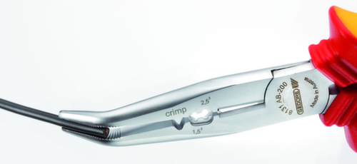 VDE 8131 AB-200 H Pinza multimandrino VDE 200 mm angolata