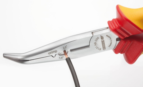 VDE 8131 AB-200 H Pinza multimandrino VDE 200 mm angolata