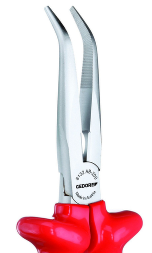 VDE 8132 AB-200 Pinze a becchi piatti VDE con isolamento immerso 200 mm