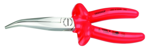 VDE 8132 AB-200 Pinze a becchi piatti VDE con isolamento immerso 200 mm