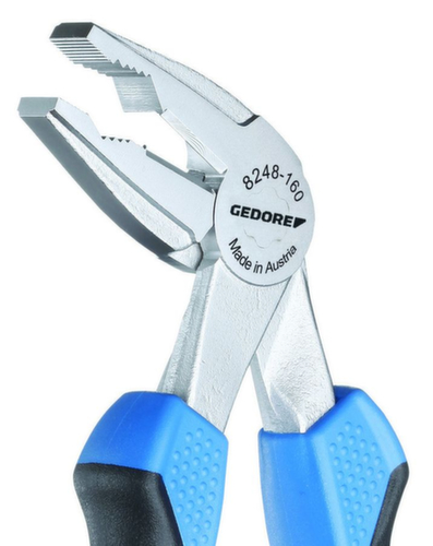 GEDORE 8248-160 JC Pinze combinate angolari da 160 mm con impugnatura 2-K