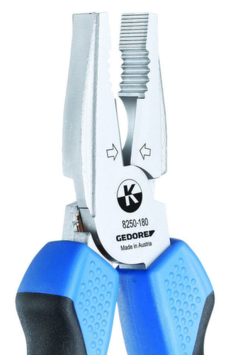 SB 8250-180 JC Pinza combinata di potenza 180 mm Impugnatura a 2 componenti