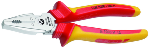 SB VDE 8250-180 H Pinza combinata elettrica VDE con guaina isolante 180 mm
