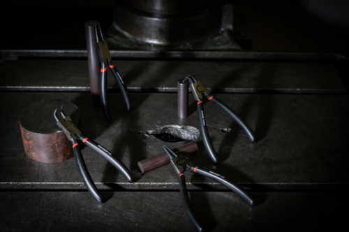 GEDORE R28002004 Set di pinze per anelli di sicurezza diritti + angolati a 90° 4 pezzi