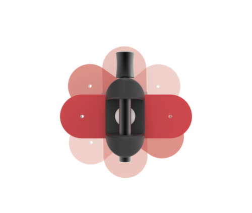 Supporto magnetico per lampade industriali