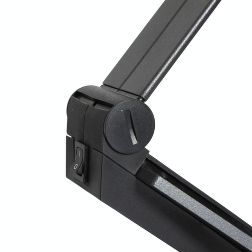 MAUL lampada LED da tavolo regolabile MAULsolaris, luce bianco neutro, argento