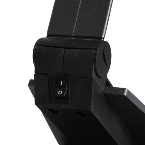 MAUL lampada LED da tavolo regolabile MAULsolaris, luce bianco neutro, argento