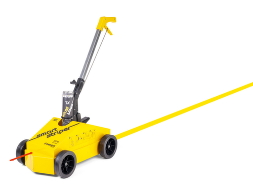 Dispositivo di marcatura del pavimento Smart Striper® per barattoli di vernice, giallo
