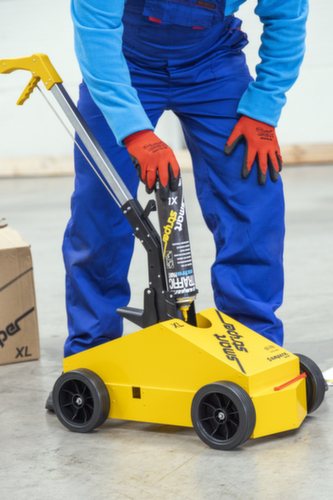 Dispositivo di marcatura del pavimento Smart Striper® per barattoli di vernice, giallo