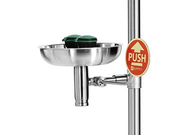 Corpo e occhio doccia con 2 soffioni fissi