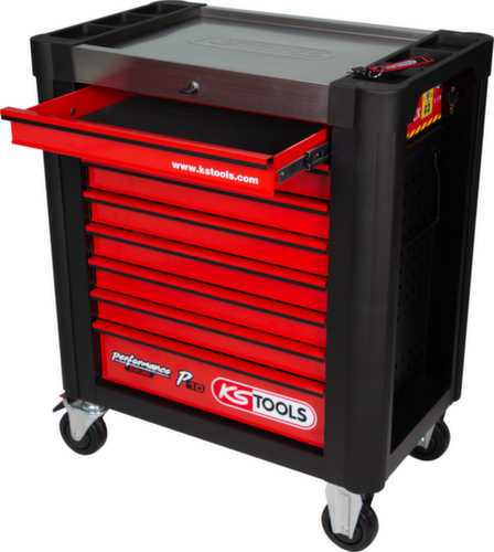 KS Tools Performanceplus workshop trolley set P10 with 279 tools for 5 drawers