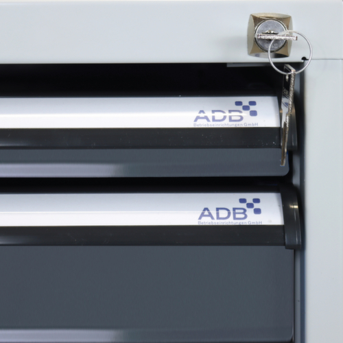 Banco da lavoro con piano in legno massiccio di faggio