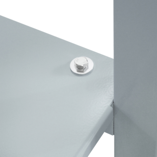 Banco da lavoro con piano in legno massiccio di faggio