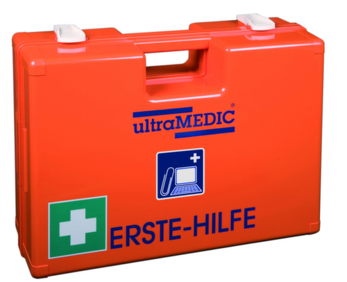 ultraMEDIC Kit di pronto soccorso con riempimento specifico per il settore, riempimento secondo DIN 13157