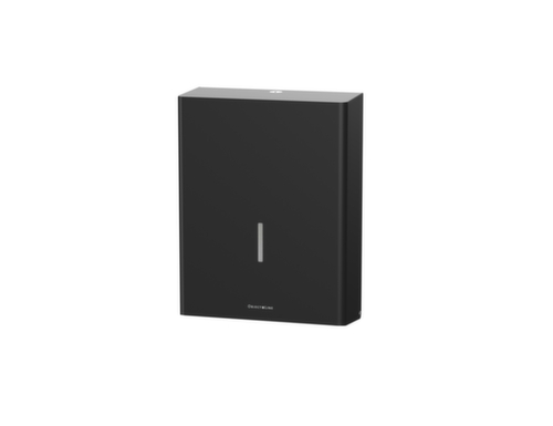 CWS Distributore di asciugamani di carta ObjectLine, acciaio inox, RAL9005 nero profondo