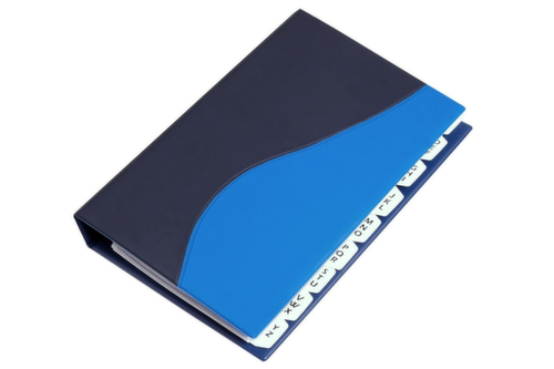 EICHNER Libro per biglietti da visita in PVC blu