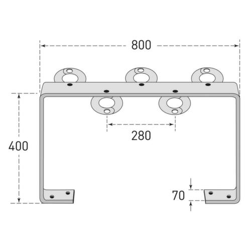 Moravia Parcheggiatore per scooter CITY