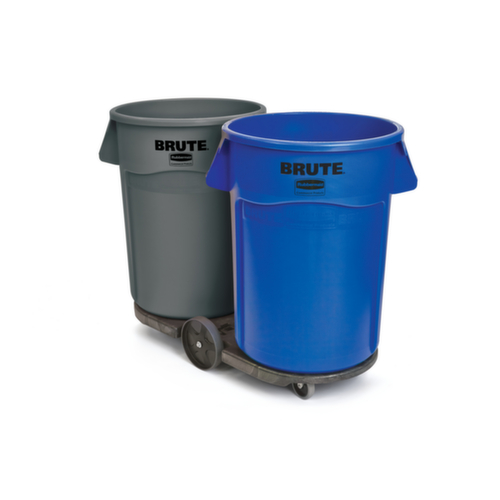 Rubbermaid Telaio tandem per 2 contenitori di materiale riciclabile, per contenitore 75 - 208 l