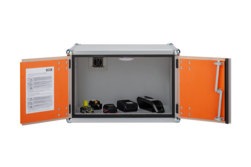 Cemo Armadio per magazzino antideflagrante per batterie agli ioni di litio lockEX 8/5, altezza x larghezza x profondità 520 x 800 x 660 mm