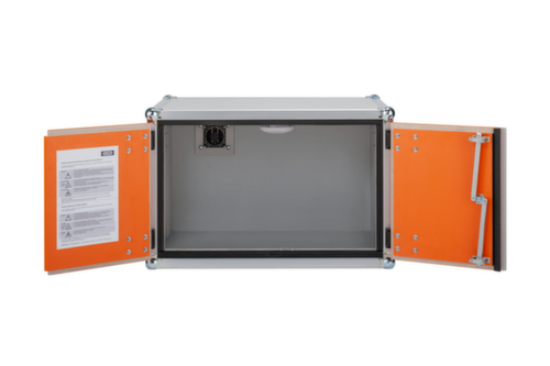 Cemo Armadio per magazzino antideflagrante per batterie agli ioni di litio lockEX 8/5, altezza x larghezza x profondità 520 x 800 x 660 mm