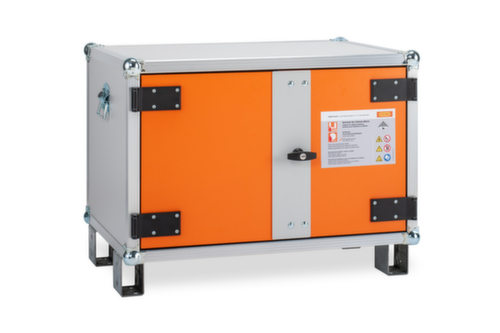 Cemo Armadio per magazzino antideflagrante per batterie agli ioni di litio lockEX 8/5 inforcabile, altezza x larghezza x profondità 520 x 800 x 660 mm