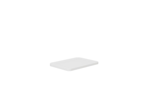 Copertina per contenitori di raccolta per materiali riciclabili, RAL9003 bianco segnale
