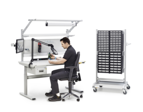 Braccioli 3D per sedia girevole da lavoro, ad altezza/larghezza/profondità regolabile