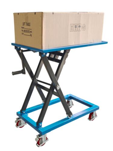 UDOBÄR Piano sollevatore mobile con alberino, carico max. 350 kg, 950x600 mm