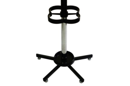 UDOBÄR Appendiabiti con portaombrelli, nero/argento