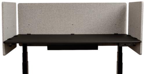 LUXOR Divisorio fonoassorbente per tavolo RECLAIM in PET riciclato