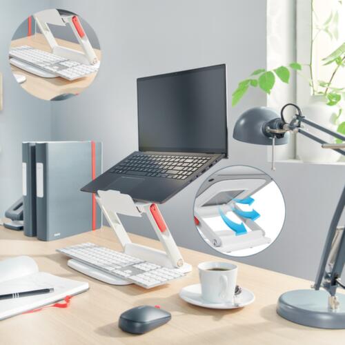Leitz Supporto per notebook a più angoli di inclinazione ErgoMulti-Winkel, larghezza 258 mm