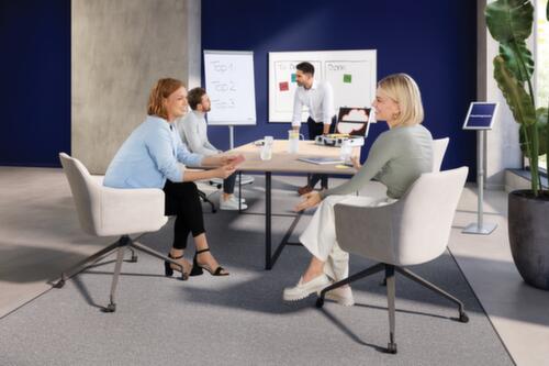 Franken lavagna bianca per sistema binari a parete, altezza x larghezza 1200 x 1800 mm