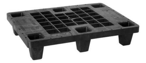 Pallet di impilamento, PE rigenerato, lunghezza x larghezza 600 x 800 mm