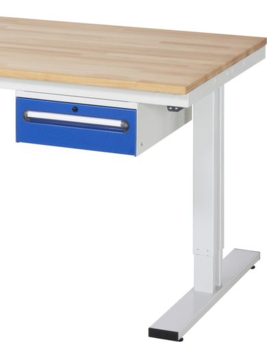 RAU Sottostruttura del cassetto adlatus per l'impianto elettrico. Banco da lavoro