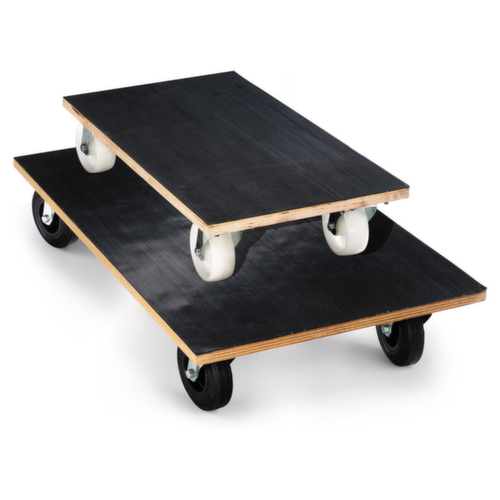 Scooter da trasporto con pianale di carico antiscivolo, carico massimo 300 kg, gommatura in gomma