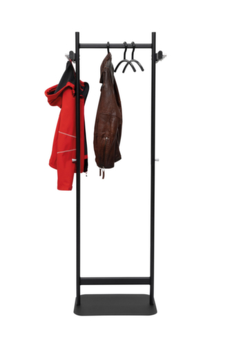 MAUL Appendiabiti MAULsalsa, con 8/2 ganci, RAL9004 nero segnale