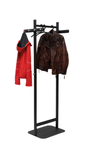 MAUL Appendiabiti MAULsalsa, con 8/2 ganci, RAL9004 nero segnale