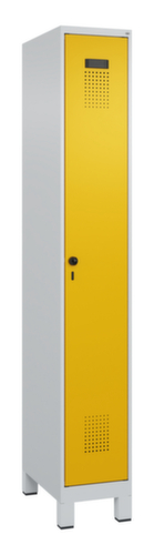 C+P Armadietto bianco e nero Evolo PLUS con piedini