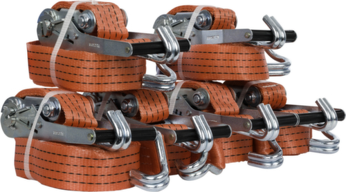 Planeta-Hebezeuge 6 cinghie di fissaggio con cricchetto