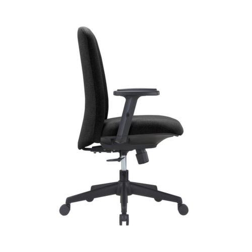 UDOBÄR Sedia girevole per ufficio Basic con braccioli, nero