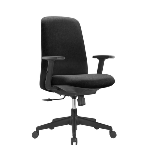 UDOBÄR Sedia girevole per ufficio Basic con braccioli, nero