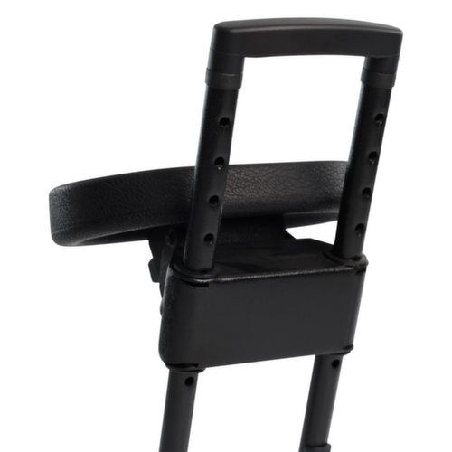 UDOBÄR Sgabello di sostegno girevole con ritorno automatico, altezza sedile 610 - 830 mm