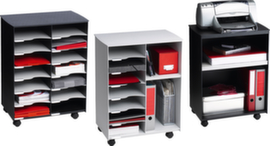 Paperflow Carrello con scomparti aperti