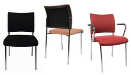 Topstar Sedia per visitatori con sedile imbottito