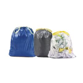 Sacco per la spazzatura con chiusura a strappo