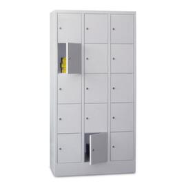 PAVOY Blocco armadietti Basis grigio chiaro con fino a 20 scomparti