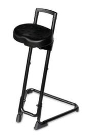 UDOBÄR Sgabello di sostegno girevole con ritorno automatico, altezza sedile 610 - 830 mm